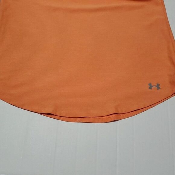 Under Armour Orange Sporty Workout Running Shirt Top - Picture 5 of 7